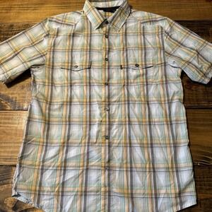 Kavu Men's Medium Short Sleeve Button Up Hiking Outdoors Shirt